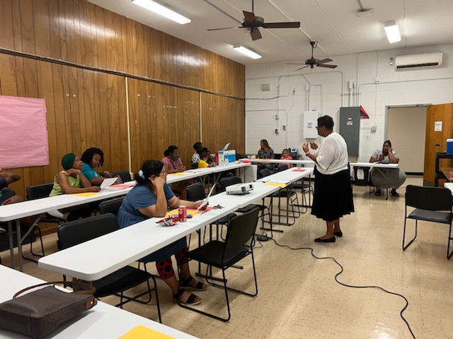 Parent Educator Cynthia Newkirk Kenion held her first Parent Engagement for the 2022-2023SY on September 22, 2022. These meetings are held each month and she invites all parents with 0 -5 children to attend!