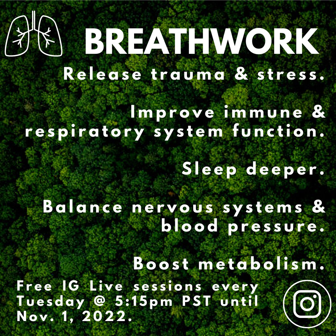 DanielWeinzveg's tweet image. Join me tomorrow as we  practice 15minutes of Dopamine Breathing 🫁

In addition to releasing trauma, this technique:
📈 relaxation
🚀 energy
📈 mental clarity/stillness
🚀 stamina
⚖️ sleep
⬇ anxiety
⬇ inflammation

#Breathe #Breathwork