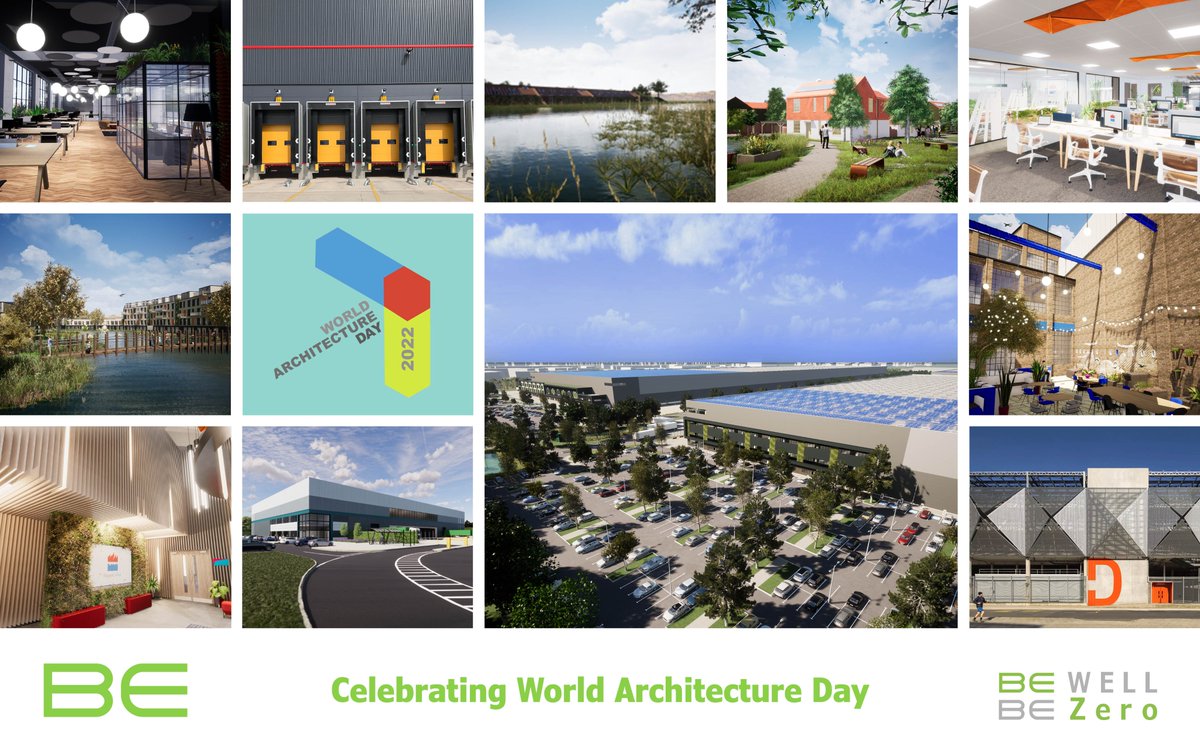 Today we're celebrating #WorldArchitectureDay with this year's theme #ArchitectureForWellbeing. 

We design healthy, efficient, biophilic buildings and places that deliver physical, mental and environmental wellness for our clients and stakeholders across the globe. #BEWELLBEZero