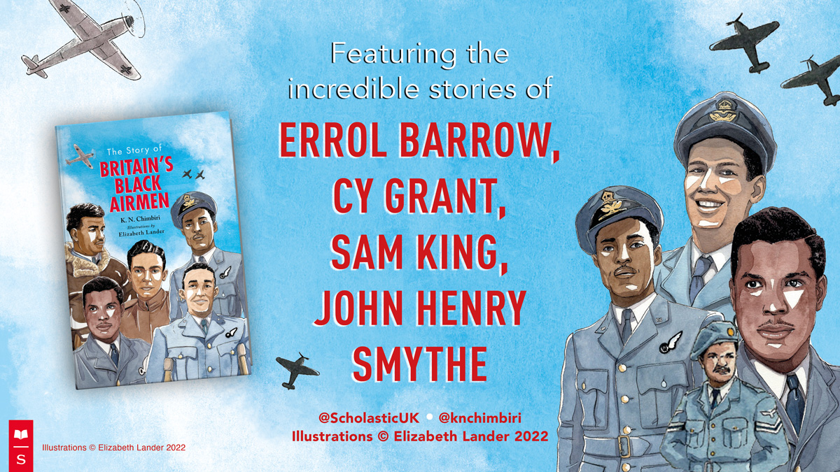 WIN! To celebrate Black History Month, we're giving away a class set of Britain's Black Airmen by @knchimbiri! Explore the fascinating, rarely heard stories of Black airmen during the First and Second World Wars. To enter, simply follow us and retweet. #BritainsBlackAirmen