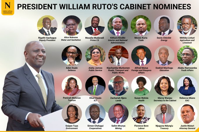 NationAfrica's tweet photo. Inside President Ruto’s costly and more bloated Executive https://t.co/C0NxrBG7R1 https://t.co/mAUhxOU24G
