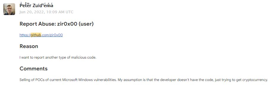 srcr's tweet photo. @_JohnHammond @github Like you said, this appears to be the norm now. Not to toot my own horn, but this is a report I send in June this year. https://t.co/daK3tkKJVg
