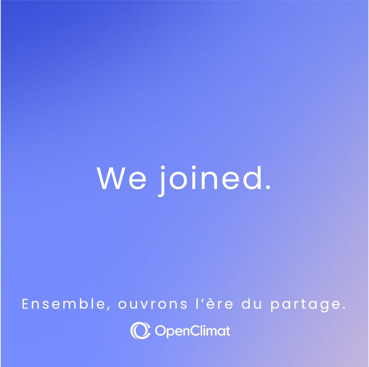 🌱 On est heureux de vous annoncer notre participation à la nouvelle plateforme #OpenClimat!
⭐️ La mission? Ouvrir une nouvelle ère de partage &amp; de transparence pour accélérer l'action collectivement: c’est le Wikipédia de l’action climat des entreprises!
 bit.ly/3C6sf8c