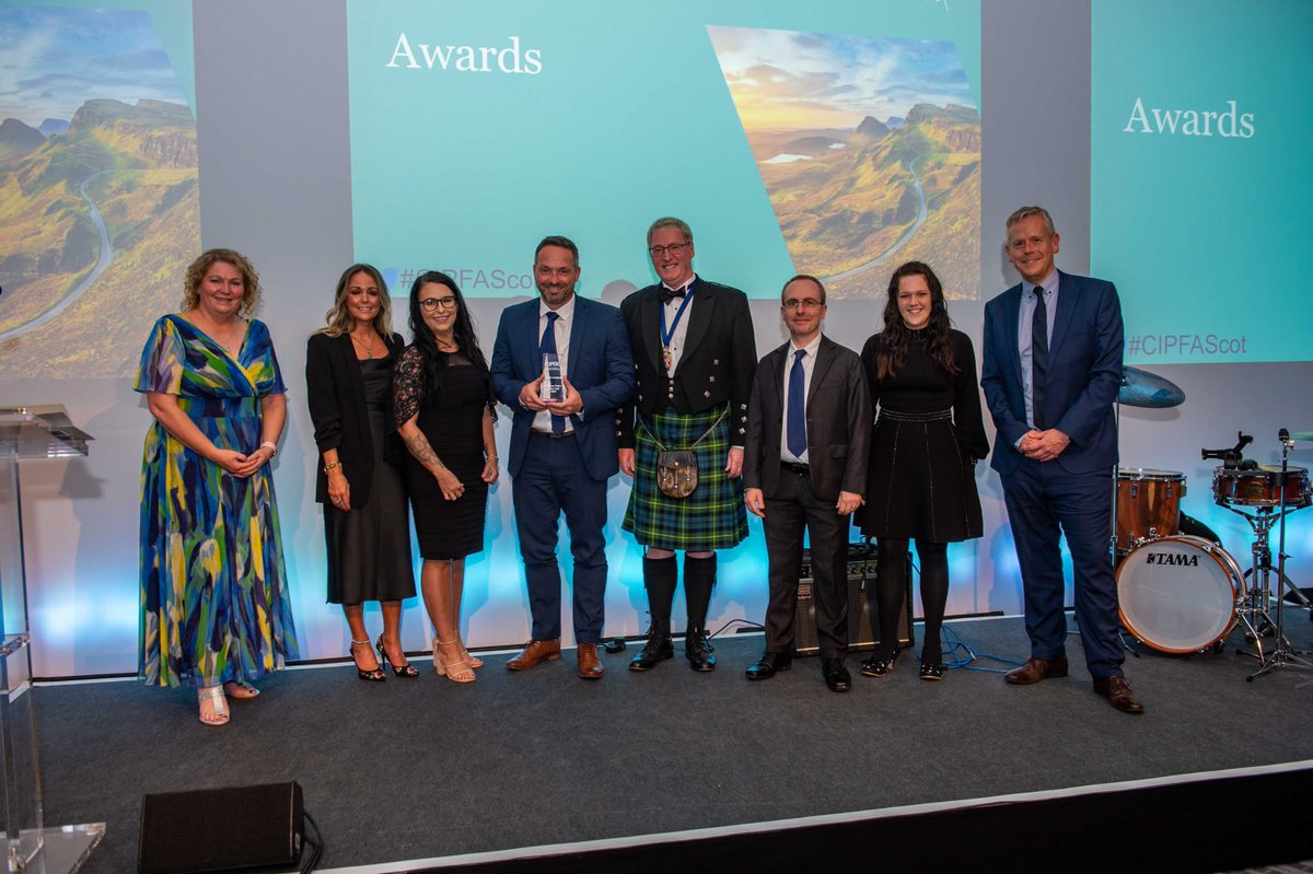 KJ_Croxton's tweet photo. Well done to my hard working husband and his team winning CIPFA Scotland Public Finance team of the year! https://t.co/yqfw1QVEeX
