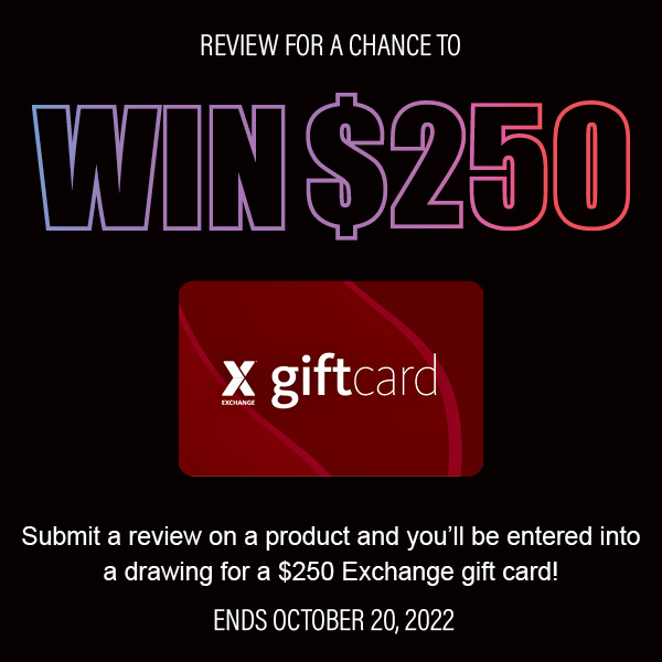 shopmyexchange's tweet photo. Review a product for a chance to win a $250 Exchange gift card! 🎉
https://t.co/HlFWGGnXOV https://t.co/4LrrV7xQeT