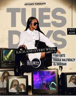 SocietySS's tweet photo. Each and every Tuesday with @TRIGGAHALFKRAZY and @FyahOats 

#societysilverspring #silverspring #montgomerycounty #dmv #washingtondc #maryland #virginia #dcmetro #partyindmv #dancehall #reggae #caribbeangirls  #dcevents #mdevents #vaevents https://t.co/iqdstgf7d8