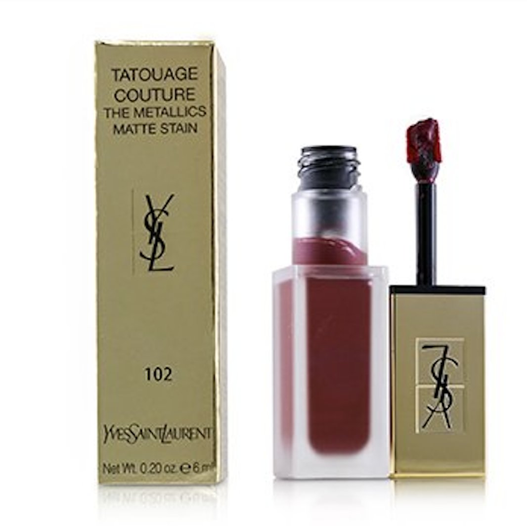 My next luxe beauty Twitter Giveaway is YSL Tatouage Couture Matte Lip Stain in shade 102. To enter, follow <a href="/davelackie/">dave lackie</a> &amp; RT (ends 10/21) #win