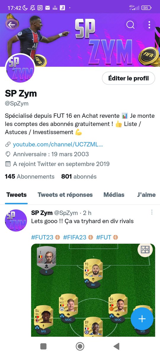 SpZym's tweet photo. Merci la team pour les 800 abonnés !!

Bientôt les 1k ? 👀❤️ https://t.co/VddbaBEeAF