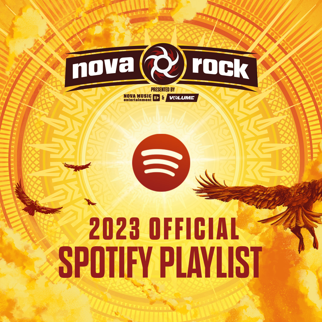 We have “The Metal” and the “Song that the bass player hates” in our brand new official Nova Rock Spotify Playlist! 🔊 #NR23 #NovaRock