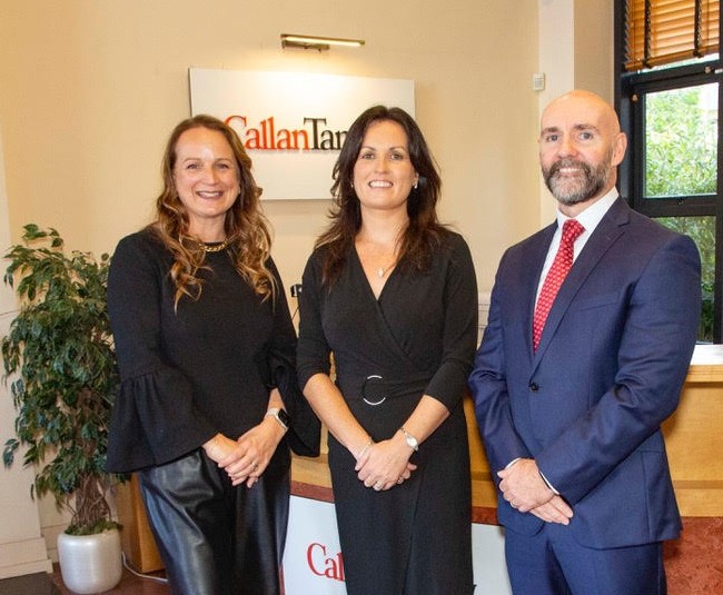CallanTansey's tweet photo. Callan Tansey Solicitors is delighted to announce the appointment of Orlagh Sharkey as Partner and Head of our Family Law Department. Orlagh,who joined the firm in 2007, is pictured here with joint Managing Partners Niamh Ní Mhurchú and John Kelly
#FamilyLaw #FamilyLawSolicitor https://t.co/qr6EAc6XVx