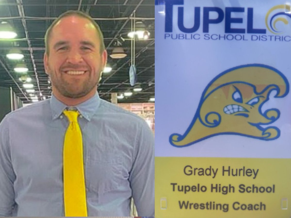 GoWaveWrestling's tweet photo. Tupelo Golden Wave Wrestling would like to officially welcome Coach Grady Hurley to our coaching staff. Coach Grady brings years of combat sports coaching to our program and we are excited to have him on campus. Let's goooo ! #GoWave #WaveWrestling #FloodWarning #SueNation https://t.co/TFqFz6q0VH