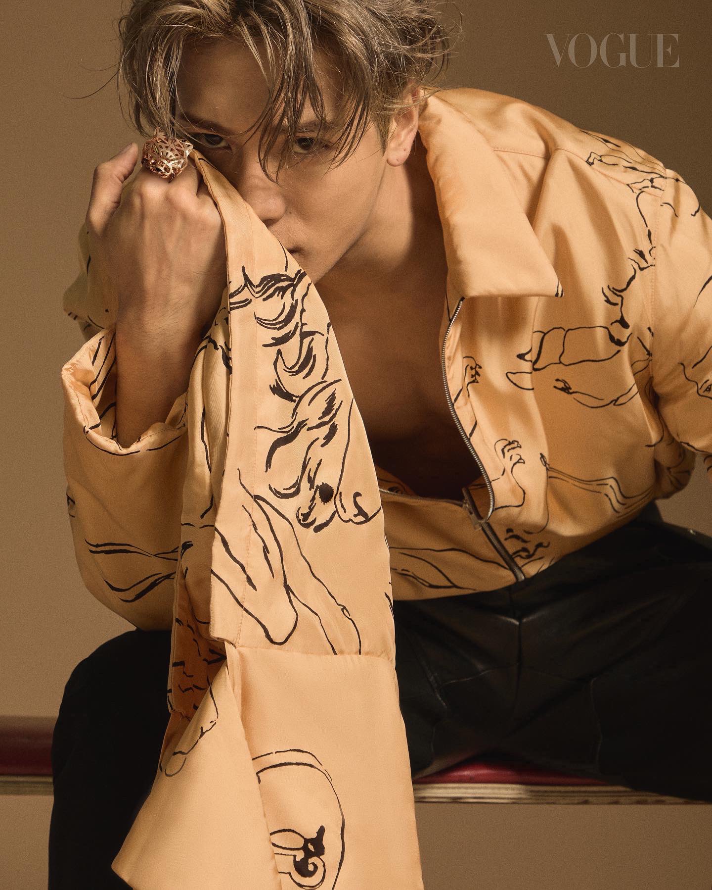 TEAM WANG records on X: Jackson Wang Vogue Singapore's October