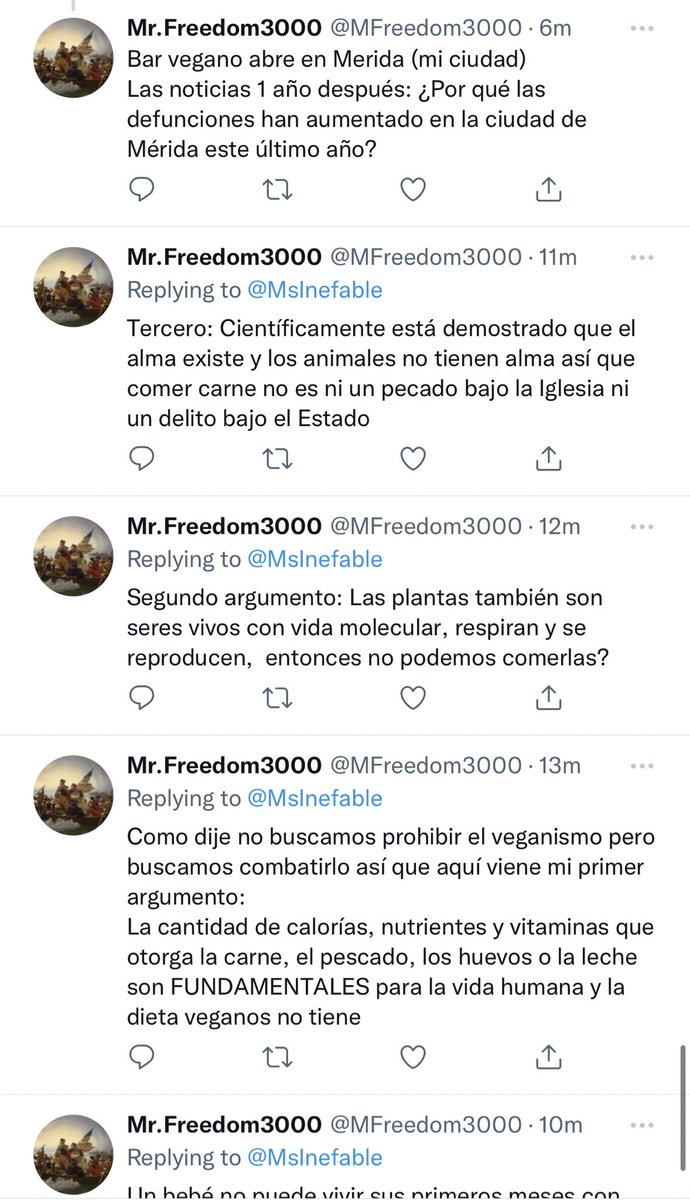 MsInefable's tweet photo. Poco se habla de los brotes y colapsos mentales que les dan a algunos solo porque han visto a una persona veganizar una hamburguesa https://t.co/6dkwPKhMUC