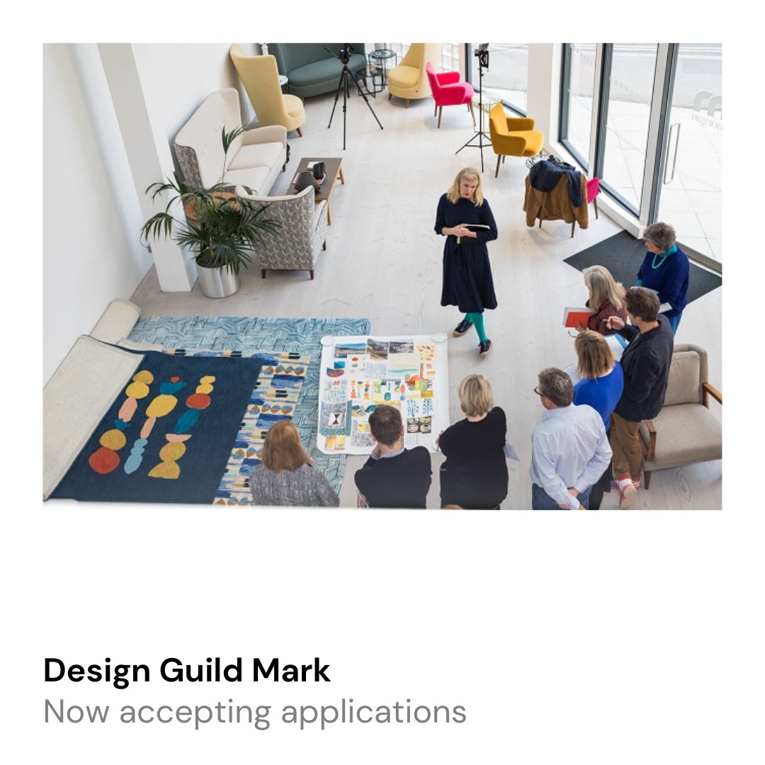 Are you a British Designer? 

2023 applications are now open, download your application form here : designguildmark.org.uk/apply-now⁠
⁠
#DesignGuildMark2023 #Furniture⁠
#Textiles #WallCoverings #Surfaces #Carpets #upholstery #fabrics #interiordesign #Floorcovering⁠
#Lighting #award