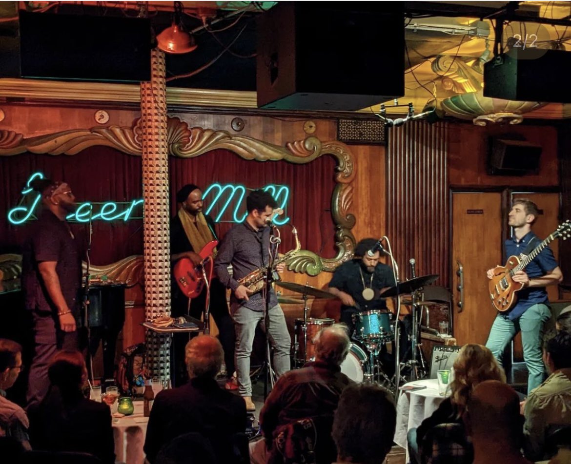 Junius Paul (@juniuspaulmusic) on Twitter photo It was a super fun weekend of music & fellowship at <a href="/GreenMillJazz/">Green Mill Jazz Club</a> w/ <a href="/MakayaMcCraven/">Makaya McCraven</a>! Photo: Marc Moorghen It was a super fun weekend of music & fellowship at <a href="/GreenMillJazz/">Green Mill Jazz Club</a> w/ <a href="/MakayaMcCraven/">Makaya McCraven</a>! Photo: Marc Moorghen