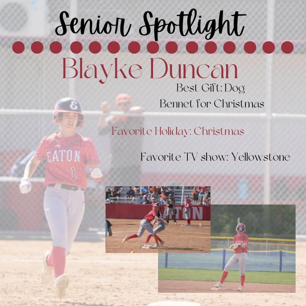 As it's thr last week of the regular season, we start with this rock star - #1 Blayke Duncan.