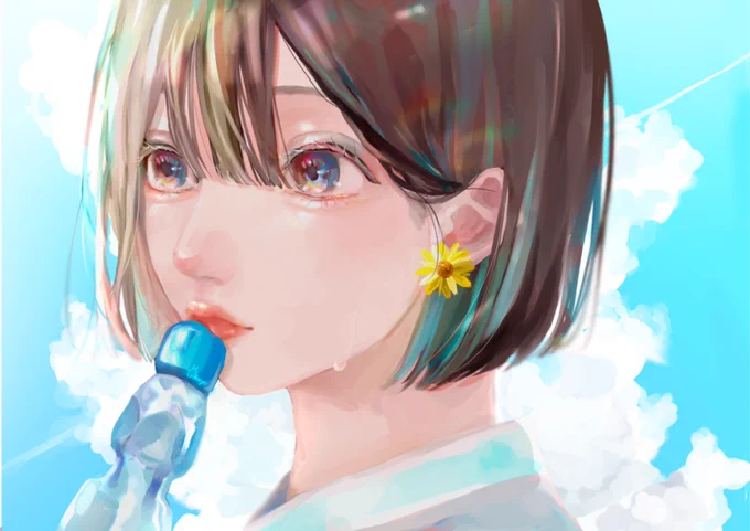 #あなたのあお色の作品を見せてください  #イラスト 