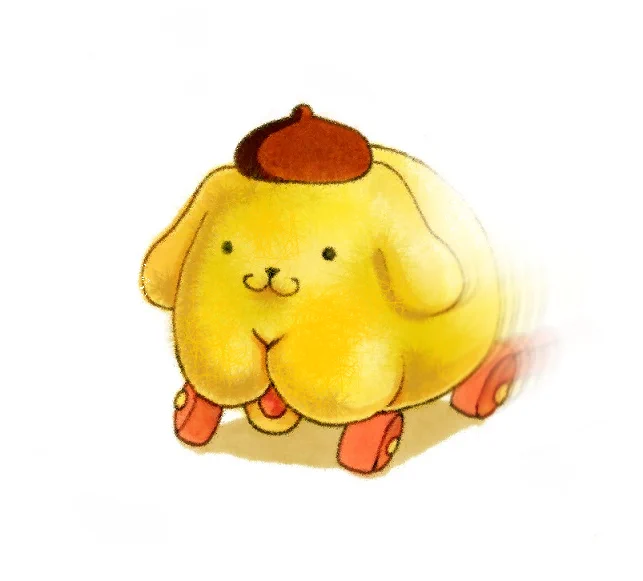 ポムカー#ポムポムプリン #イラスト #モルカー 