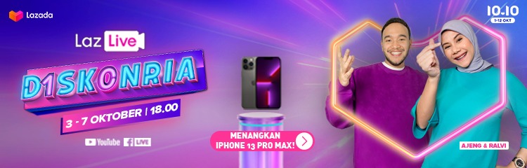 Apalagiya370's tweet photo. Sik asik nonton Lazlive Diskonria bersama Ajeng dan Ralvi LazLive Hujan Voucher #OktoberAdaD1SK0NRIA jangan sampe kelewatan ya acaranya #LazadaKasihIphone13 https://t.co/hAe7p2OSSY