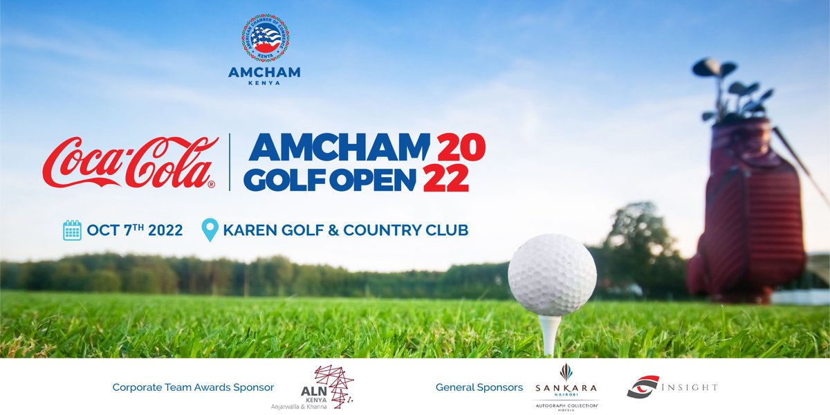 AmChamKE's tweet photo. We’re delighted to announce @SankaraNairobi as General Sponsors for the 2022 #AmChamGolfOpen! October 7, 2022, at @KarenGolfClub. https://t.co/1tvgOgxRAr