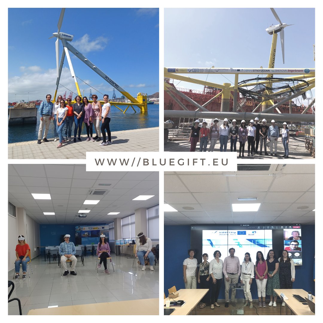 BlueGIFTProject's tweet photo. @Plocan hosted the last Blue-GIFT project meeting
The project has been supporting offshore renewable energy technology. Join us at #ICOEOEE2022, where we will present some success stories. 
@CentraleNantes  @BiMEP @SEENEOH @EMEC @BlueWise On picture: @X1wind @EnerOcean https://t.co/ng5FZBEsQs