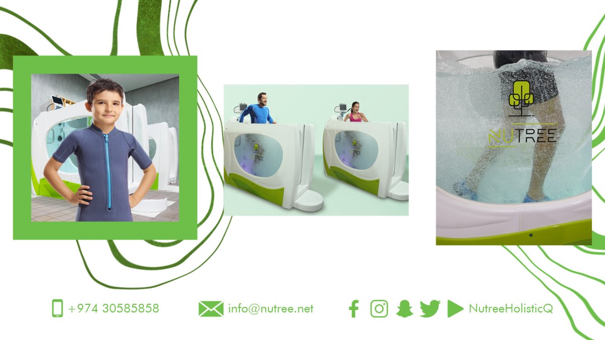 nutreeholisticq's tweet photo. As skin is the biggest organ of our body, sweat flushes out a large number of toxins from the body. With our hydro treadmill training, you get the best of exercise and detoxification processes. Call us NOW at 30585858 to find out more!
#nutree #wellness #doha #qatar https://t.co/OMrOWIGCPs