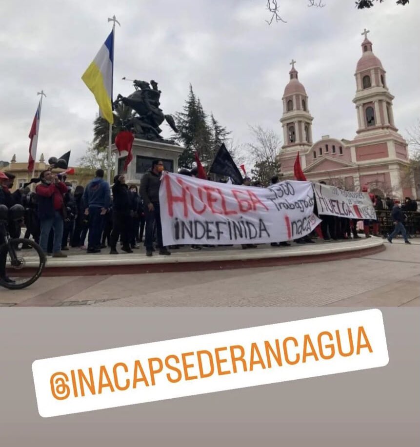 JM_LatorreChile's tweet photo. Huelga en Inacap, más de 1.300 trabajadores llevan paralizados 20 días!🇨🇱🇨🇱🇨🇱 imagen #Rancagua https://t.co/vbvBBgG6W3