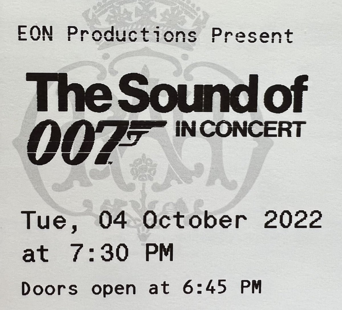 calvindyson's tweet photo. If anything is going to blow my jet lag away, it’s being mere metres away from Shirley Bassey belting out Goldfinger

I’m so excited for tomorrow night! Who else is attending? https://t.co/sOeVRiL7Mk