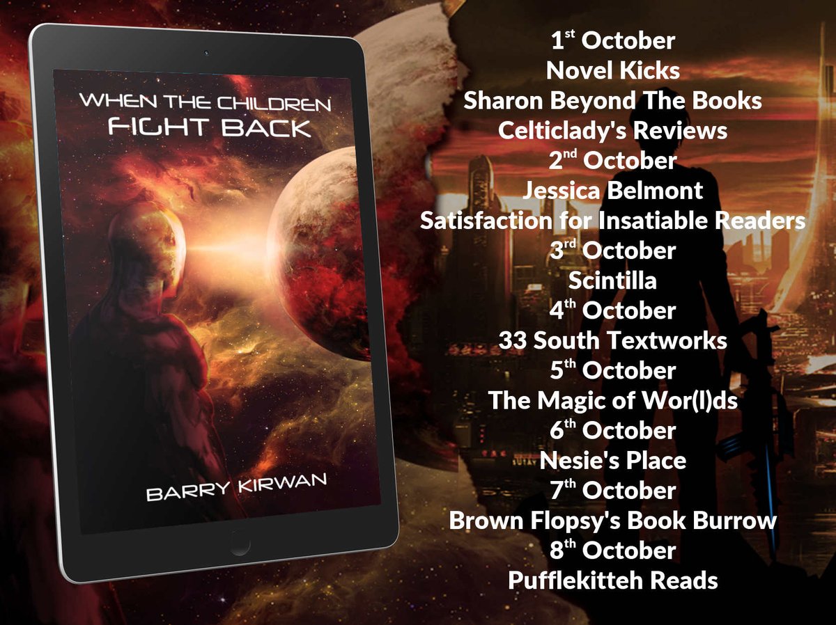 #bookpromo When The Children Fight Back by <a href="/Eden_Paradox/">Barry Kirwan</a>  with <a href="/GRgenius/">GMR</a>  insatiablereaders.blogspot.com/2022/10/rrr-pr…