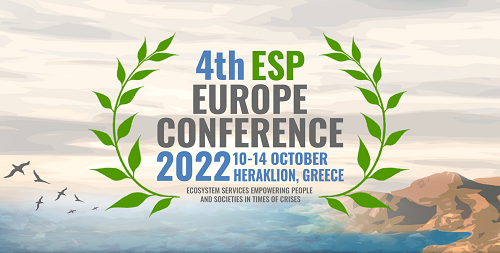 One week until #esp22europe opens! 

Interested in #ecosystemservices? Join us in #Heraklion and online. 

Enjoy a diverse program and enter a vibrant network of professionals at the 4th edition of ESP's European Conferences.

More info: espconference.org/europe22