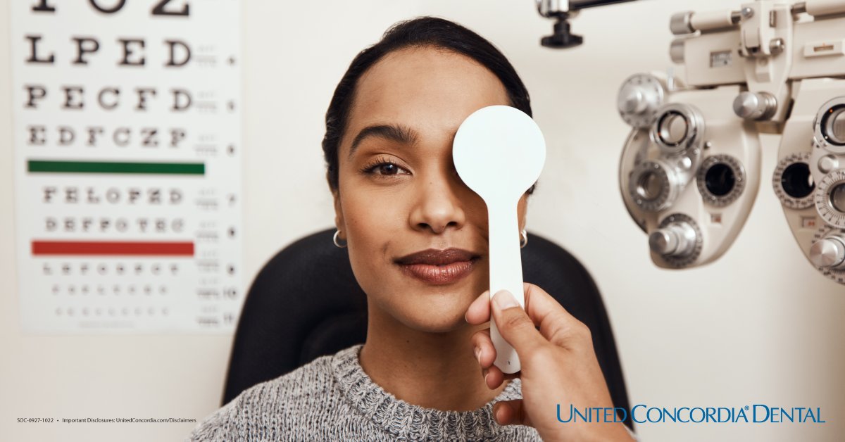 UnitedConcordia's tweet image. Just like routine physicals and dental checkups, eye exams help detect problems early when they’re most treatable. Hear surprising stories about health conditions that were found during eye exams: bit.ly/3En5Er1

#eyeexam #eyehealth #routinecheckups