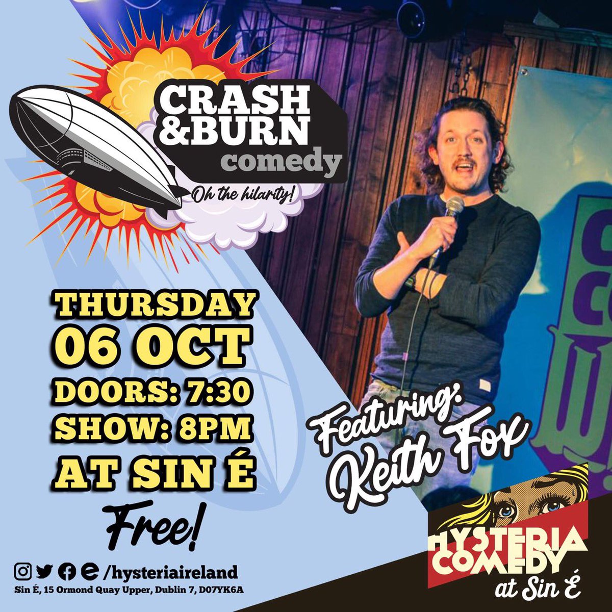 Crash & Burn Comedy tweet media