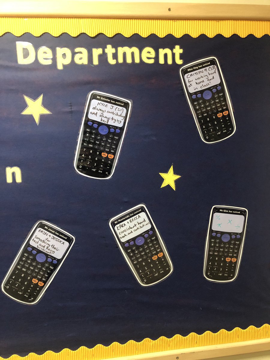 Well Done to everyone on our Recognition Wall last week!! We hope you have a great last week of term <a href="/KirkcaldyHigh/">Kirkcaldy High School</a> 🌟🌟🌟