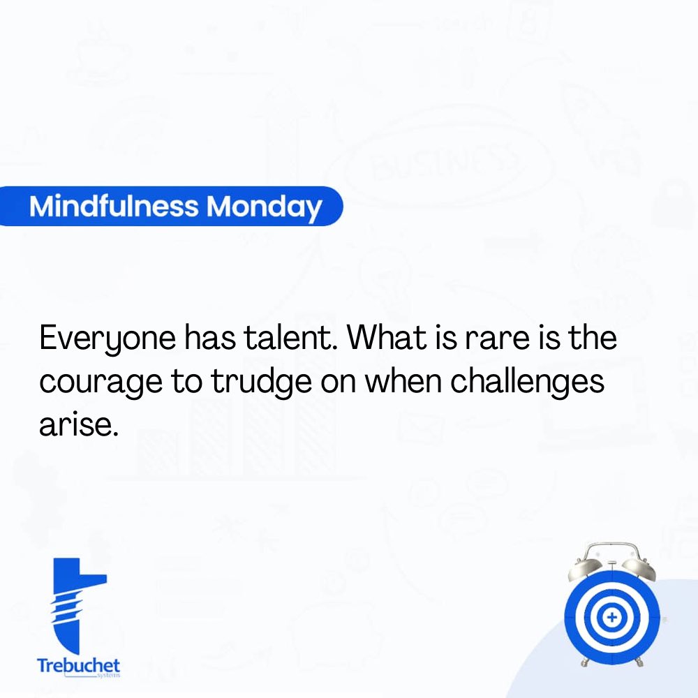 trebuchetsystem's tweet photo. Challenges will arise but be steadfast not to be defeated when they come. 

#Trebuchetsystem #businesssupport #blackownedbusiness #business #ElectricalEngineers #mondaymotivation #businessowner https://t.co/CQR0zEpGGc