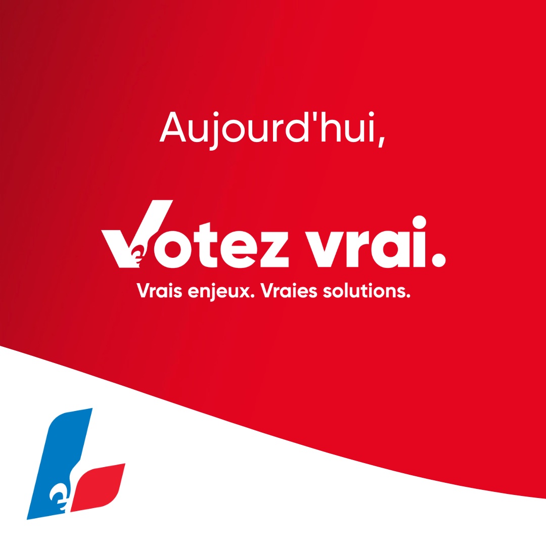 Aujourd'hui, on vote vrai. On vote Libéral !

La question de l'urne c'est l'économie et le style de leadership qu'on a besoin d'avoir au Québec, un leadership au féminin.

Votez vrai. Vrais enjeux. Vraies solutions. 

#Qc2022 #PLQ