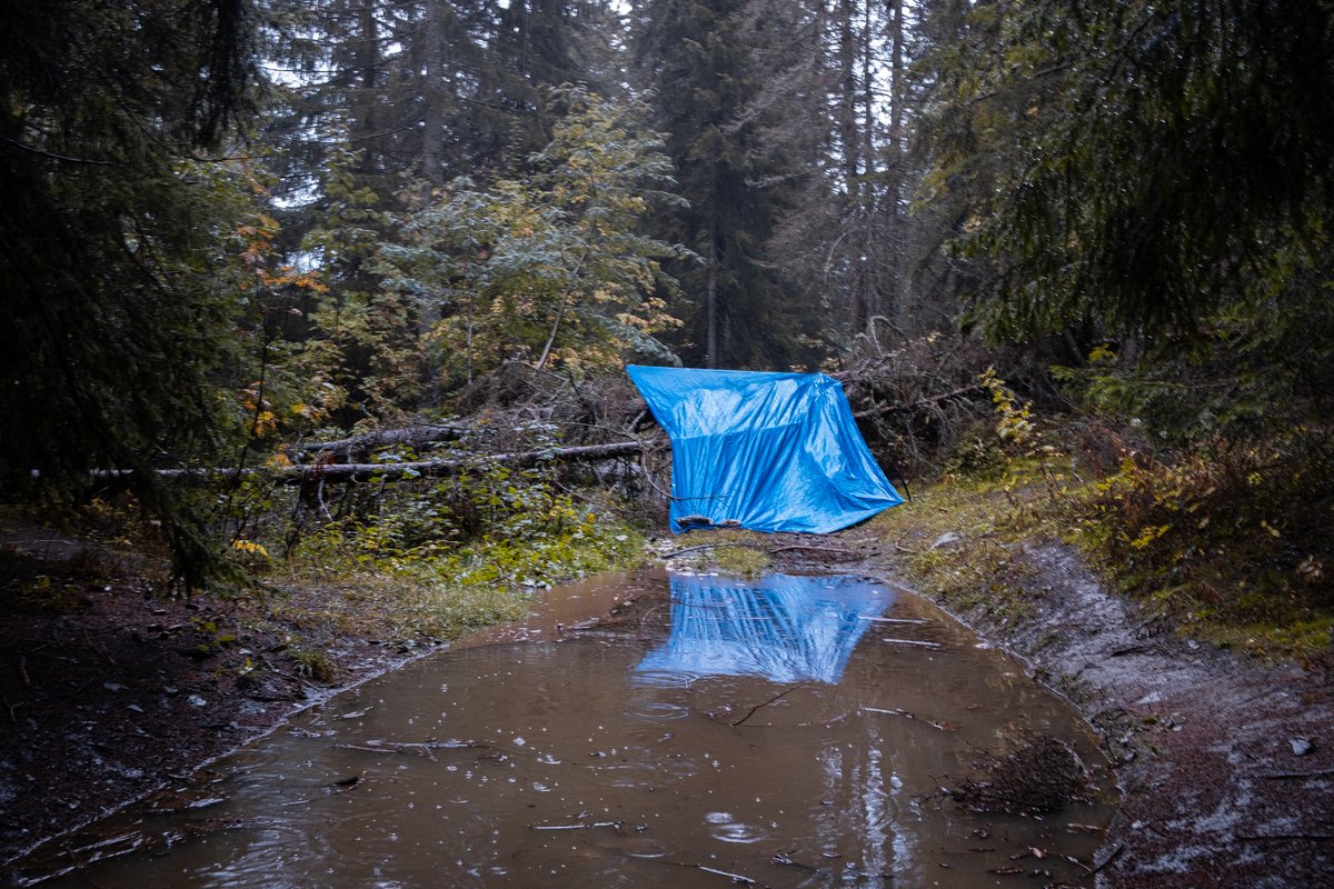 Helios_EM's tweet photo. Desde el 24 de septiembre diferentes colectivos ocupan el bosque de la Colombière en Alta Saboya (Alpes franceses), para impedir su tala.
Está proyectada la construcción de un depósito de agua para abastecer de nieve artificial la estación de esquí de  La Clusaz. https://t.co/0HXavpSa2i