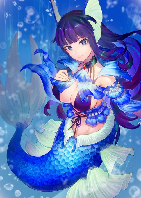 イチマツさんのタグ企画 #自創作女子イラストフェス01 に参加します!海系女子やケモ耳女子描きます!ボーイッシュ系も好き!! 