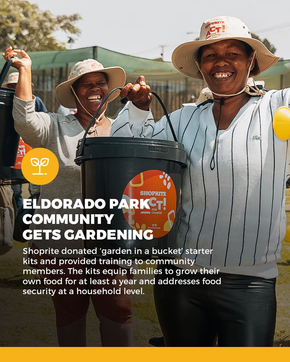 WeActForChange's tweet photo. We’ve been all over the country serving our local communities! Here’s our #ActForChange roundup.
@Shoprite_SA @CheckersSA @VusaAcademy 
#ActionChangesThings #community #foodsecurity #garden #Caring #GoodNews #wecare #education #Children https://t.co/rk56rXgRPl