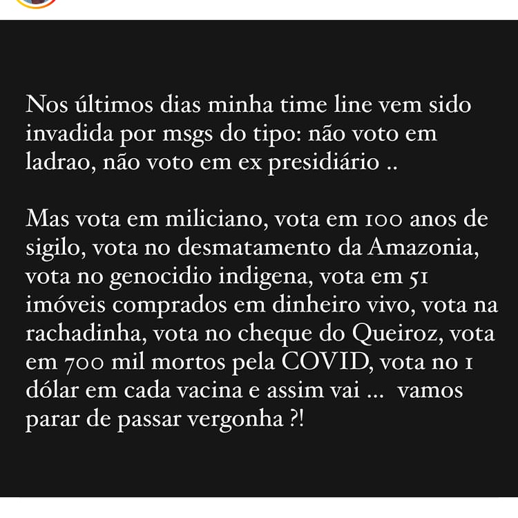 Campos_Deboraa's tweet photo. Enfim, a hipocrisia... https://t.co/QBOTo5rNPQ