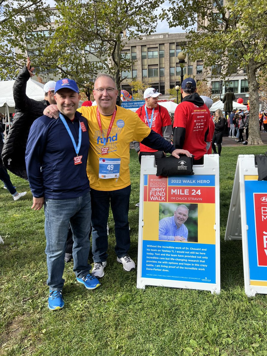 Chuck Stravin (@cjstrav3) on Twitter photo The <a href="/DanaFarber/">Dana-Farber</a> difference- you start this fight alone and then all of a sudden you are surrounded by a blanket of love from your Oncologist, Care Team, Research team and everyone associated with the 11th floor. “Family” takes on a new meaning.👊👊❤️<a href="/DrChoueiri/">Toni Choueiri, MD</a> <a href="/DanaFarber_GU/">Dana-Farber Lank Center for Genitourinary Oncology</a> The <a href="/DanaFarber/">Dana-Farber</a> difference- you start this fight alone and then all of a sudden you are surrounded by a blanket of love from your Oncologist, Care Team, Research team and everyone associated with the 11th floor. “Family” takes on a new meaning.👊👊❤️<a href="/DrChoueiri/">Toni Choueiri, MD</a> <a href="/DanaFarber_GU/">Dana-Farber Lank Center for Genitourinary Oncology</a>