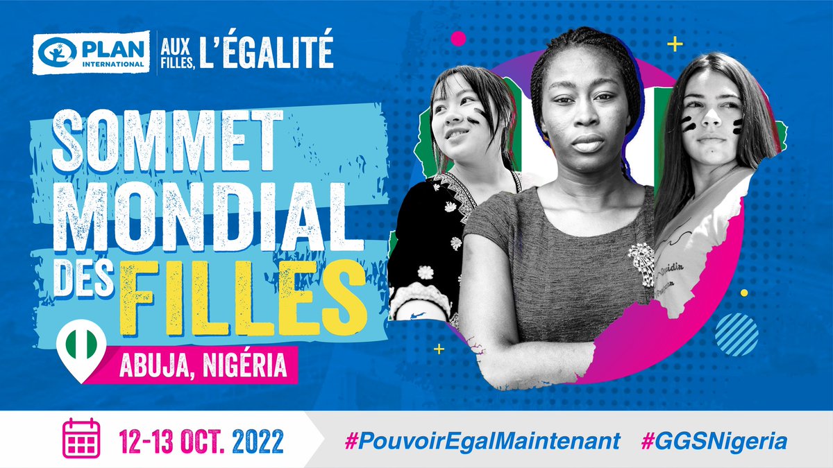 ✍️#SaveTheDate
La 5e édition du Sommet Mondial des Filles se tiendra du 12 au 13 octobre 2022 à #Abuja, au #Nigeria.

Vous souhaitez participer à l’édition d’Abuja?
Si oui, inscrivez-vous dès à présent 
👉tinyurl.com/mwxx8yz7   
#KEBETU
#PouvoirEgalMaintenant
#JIFI2022