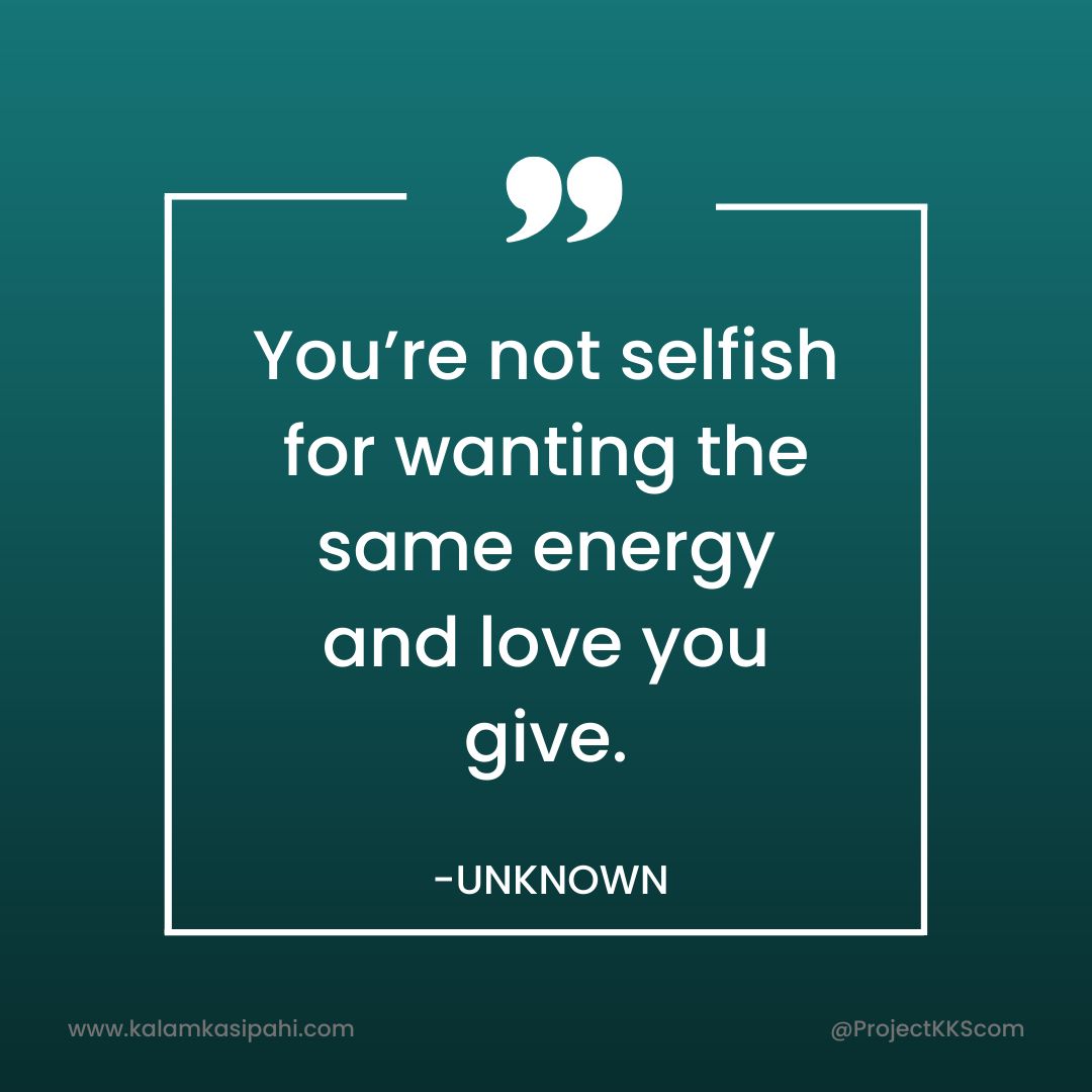 projectkkscom's tweet photo. You deserve the same love and care you give to others. Dont settle for less than that.

#loveyourself #youdeservebetter #loveistogive #goodquotes #quoteforlife #lifequotes https://t.co/7MnG4nv0XR