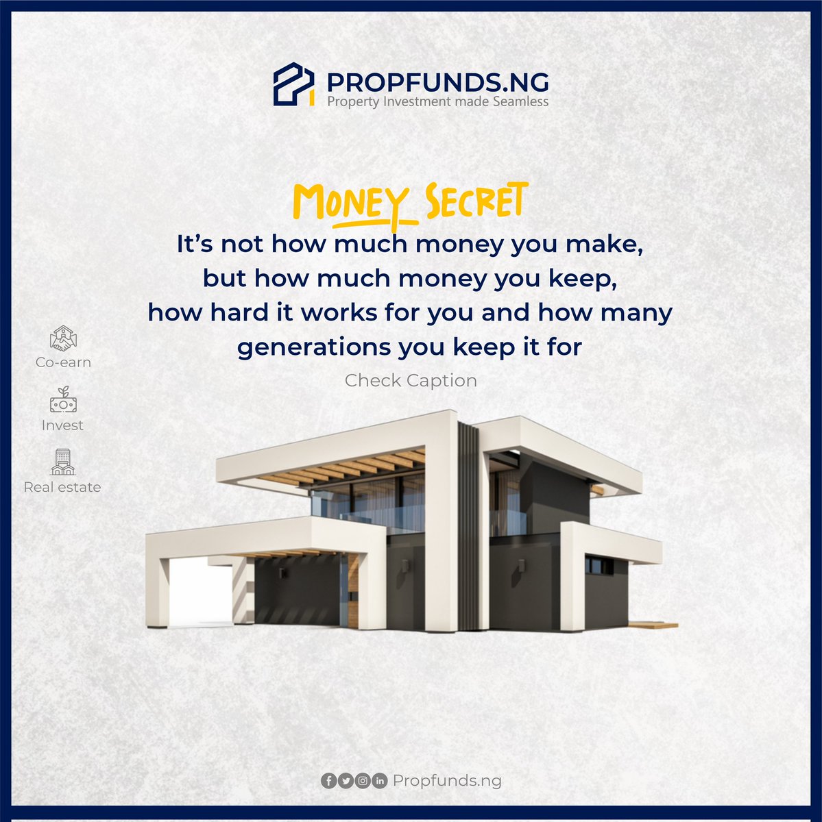 Propfundsng's tweet photo. Grow and protect your investment portfolio by carefully diversifying it, and you may find yourself funding many generations to come.

And one of the ways in which you can diversify your income/portfolio is by investing in real estate.
.
.
.
#RealEstate #investment #tech #startup https://t.co/BQDseBfiIl