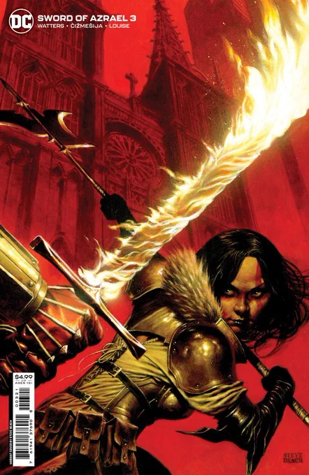 Tomorrow! Sword of Azrael #3Are you ready?!Varaints by Steve Beach and  ! 
