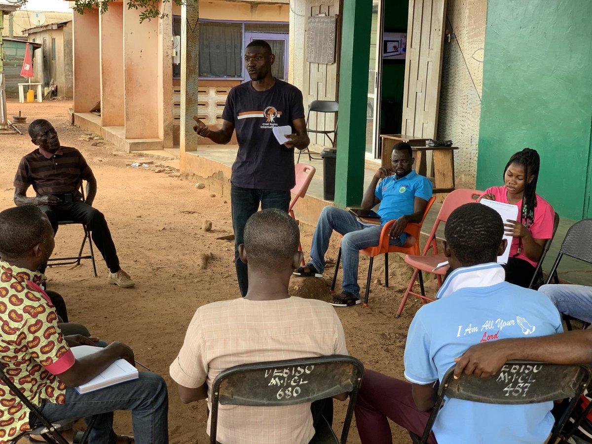 crighana's tweet photo. Monitoring of the Community Child Protection Committee in #Debiso, a cocoa growing community in the #BiaWest District of the Western North Region.
#monitoring #communitybasedstructures #ccpc #smc #ccpc #crrc #childprotection #AnAdultIsAChildWhoHasSurvived https://t.co/PkmcuJ1bL9