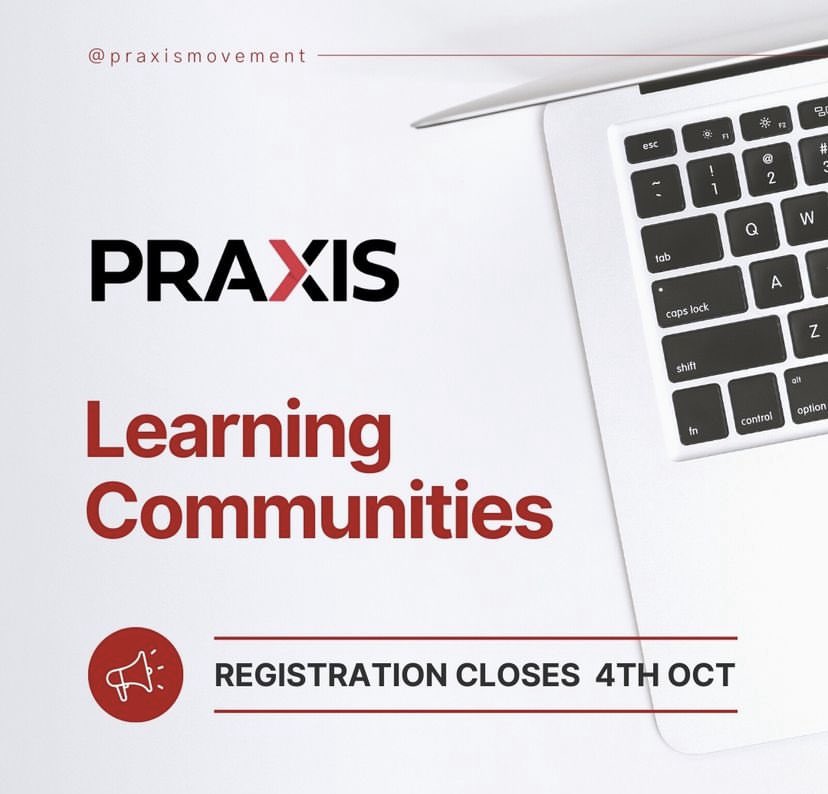 📣 Registration closes for Learning Communities tomorrow (4th Oct). Join with others across Ireland reimagining mission! 

Sign up here: praxisteam.churchsuite.com/forms/li03xh8l

#learningcommunity #learning #mission #irishchurch #praxislearningcommunity #missioninireland