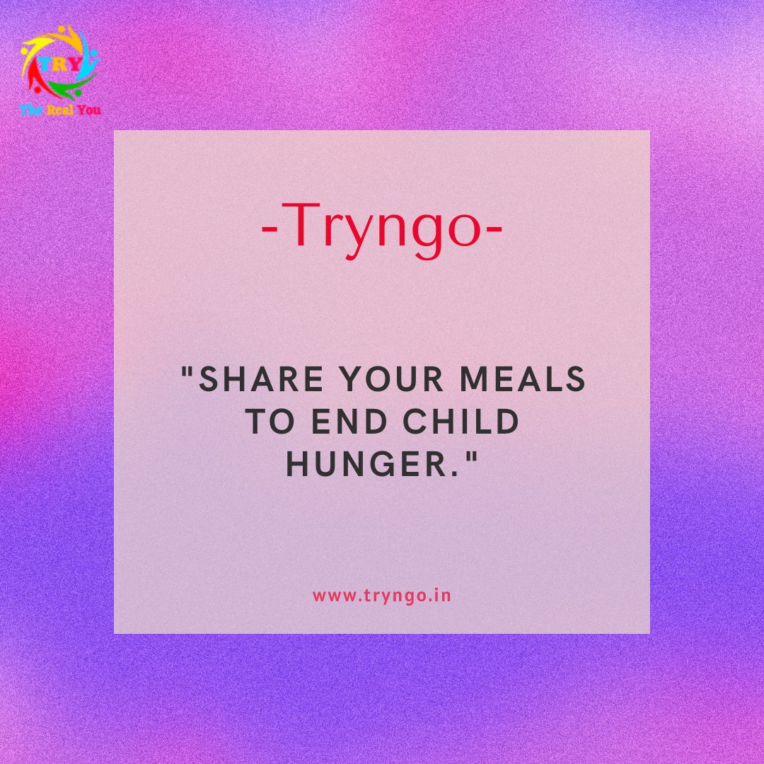TryNgo2's tweet photo. "Share your meals to end child hunger."
If you need any assistance get in touch with us at:👇
☎️ +91 81711 17111
🌐 https://t.co/G6ONGINMZM
.
.
.
.
#tryngo1 #tryngoindia #fundraising #charity #donation #humanity #children #fightforhunger #fooddistribution #feedingindia #hunger https://t.co/BHDKVaV98v