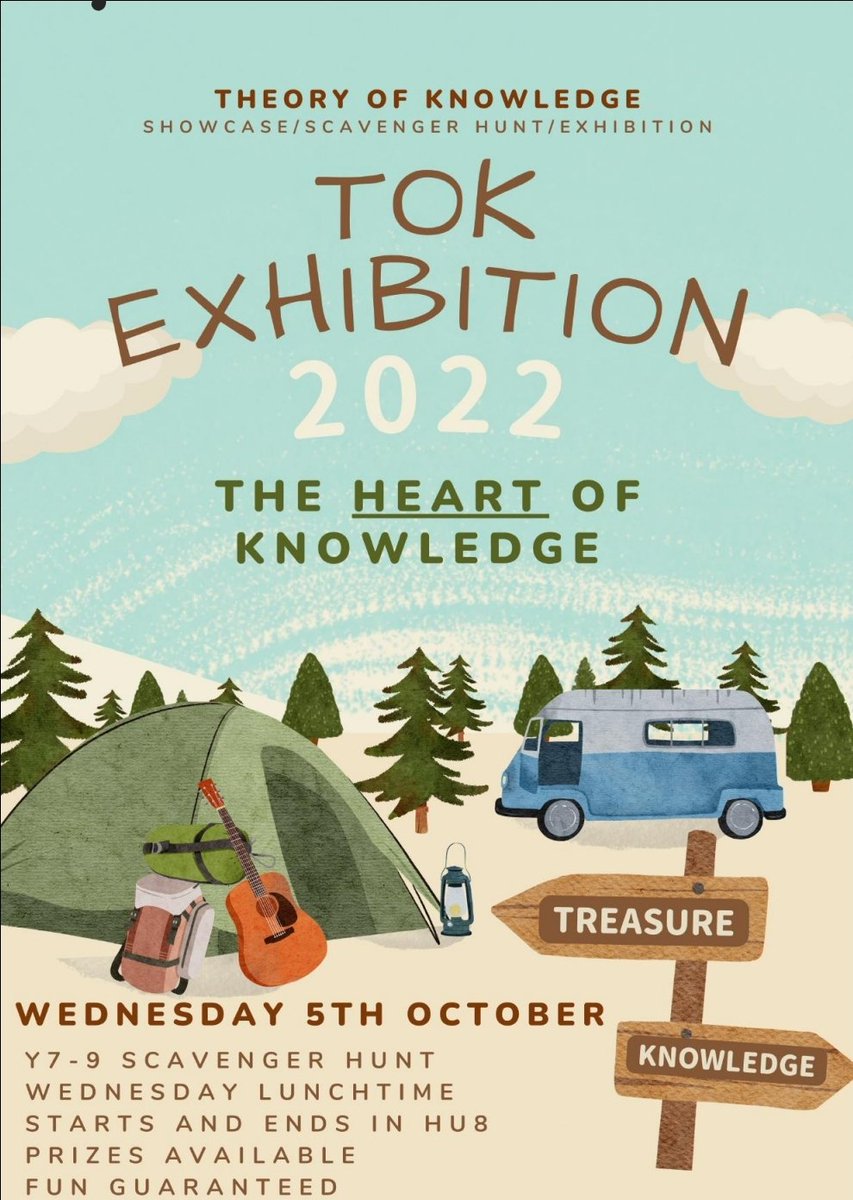 Already getting excited for the IB TOK Exhibition on Wednesday. Getting KS3 involved with a lunchtime scavenger hunt #StChrisYr13 #StChris6th