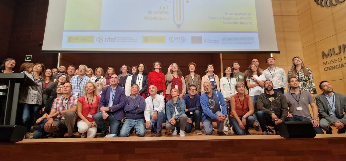 jmbeltran's tweet photo. Participar en el III Congreso Nacional Scientix ha sido una experiencia enriquecedora,profesional y personalmente.Recursos, ideas y compañeros y compañeras magníficas.SCIENTIX es muy grande. #ScientixSpain @scientix_es @scientix_eu @educaINTEF @FECYT_Ciencia @eu_schoolnet Gracias https://t.co/Ork1iuUFt5