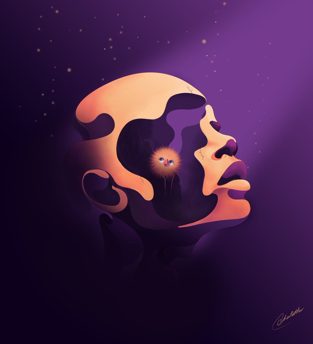 "Inside"

👉 My contribution to the "self" movement <a href="/RikOostenbroek/">Rik Oostenbroek</a>'s
👉 Part of the show (your)self. exhibition at <a href="/op_enspace/">OP.ΞNSPACE</a> 
👉 Now available on <a href="/foundation/">Foundation 🌐</a> 💜
👇 Link below!

<a href="/ArtOnInternet/">AOI</a> #mintedSelf #ShowYourself